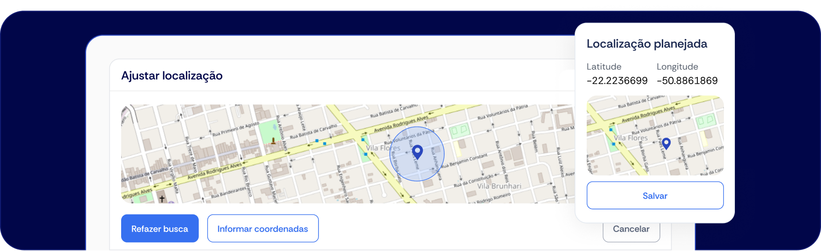 Geocodificação e mapas